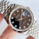EWF Rolex Datejust 36mm Stainless Steel Black Diamond Copy Watch (4)_th.jpg